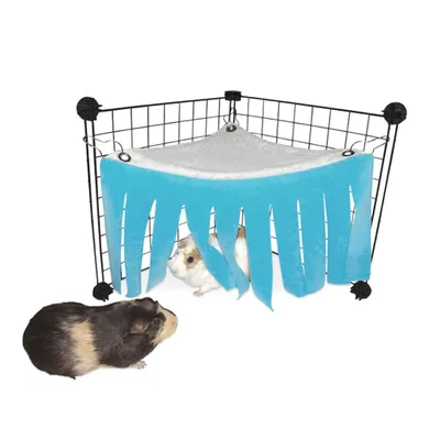 Produktbild von Meerschweinchen Versteck Hängematte Kleintier Zelt Versteck für Kleintiere Hamsterzelt Hängematte Käfige Dekoration Zubehör