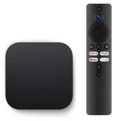 Productafbeelding van Streaming Box - 4K Ultra HD - Smart TV Mediaspeler - WiFi - Bluetooth - Google TV - Zwart