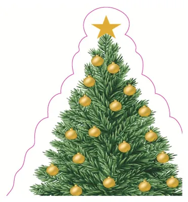 Image de Duni Silhouettes Servetten Tree Charm 33