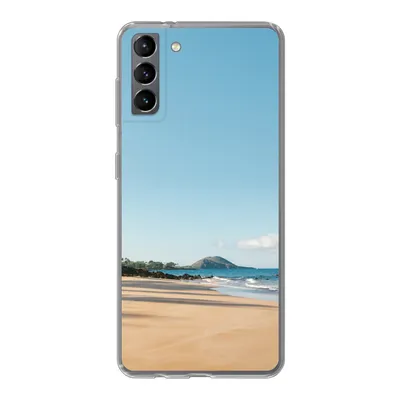 Produktbild von MuchoWow® Handyhülle Schutzhülle Hülle für Samsung Galaxy S21 Plus Strand - Sommer - Palmen Silikon Softcase Handy Hülle - Handy-Tasche