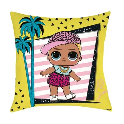 Obrázok produktu pre L.O.L. Surprise Cushion Plyšový vankúš Dekoratívny vankúš LOL 40 x 40 cm