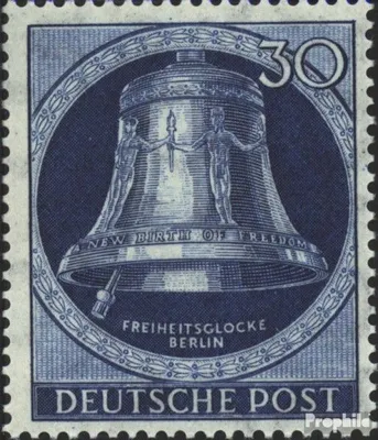 Produktbild von Briefmarken Berlin (West) 1951 Mi 78 gestempelt Freiheitsglocke