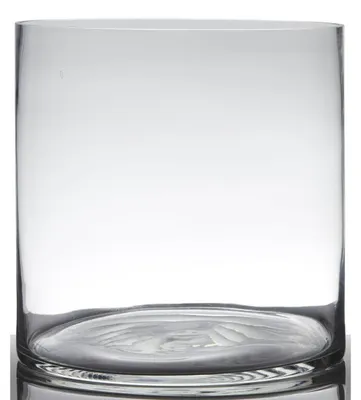 Produktbild von Dekoglas, Vase ZYLINDER COLD CUT H. 25cm D. 25cm transparent rund Glas Hakbijl