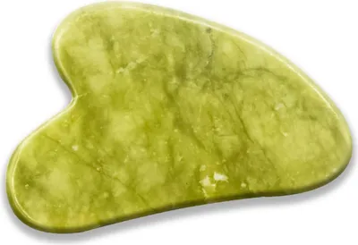 Produktbild von Gua Sha-Gesichtsmassage-Tools - Natürliches Jade-Schabe-Gesichtsroller-Massage-Tool, Stressabbau und Hautstraffung