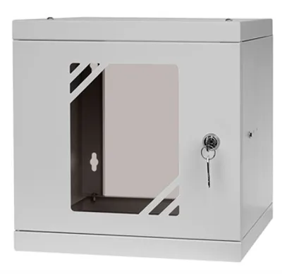 Obrázek produktu pro RACK skříň závěsná NEKU TS 10" 6U 300mm, samosestavitelná, šedá 7035