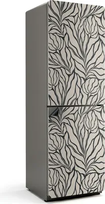 Obrázek produktu pro Magnetický kryt lednice - Magnetická fólie magnetická kuchyňská - Magnetická dekorace na lednici - Samolepicí magnetická tabule - Magnetická fólie na dveře lednice - 60x180 cm