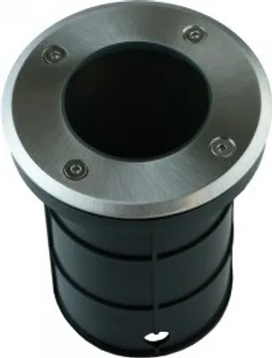 Obrázok produktu pre Pozemné zapustené reflektory GU10 50W IP67 okrúhle chrómové Pozemné reflektory Pozemné zapustené svetlo Záhradné svetlo Bez žiarovky ALFA-O GTV 9934