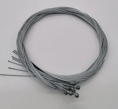 Produktbild von Cyclus 10 x Bremszüge Rennrad 2200 mm 1,5 mm Birnennippel Race Bowdenzug Bremseil Bowdenzug