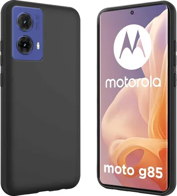 Immagine prodotto di Per Motorola Moto G85 5G Silicone TPU Custodia Protettiva Cover Flessibile Ultra Sottile Nero