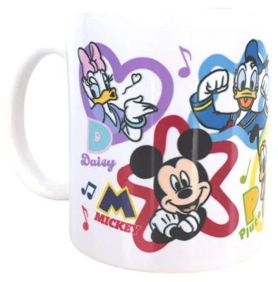 Obrázek produktu pro Hrnek Disney Mickey Mouse s motivem přátel 325ml keramický cca Ø8x9,5cm
