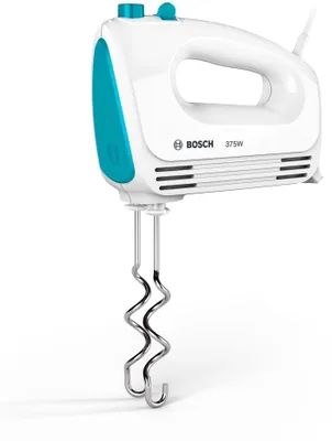 Produktbild von Bosch Handrührgerät, 2 Rührbesen, 2 Knethaken, Edelstahl, spülmaschinenfest, 4 S