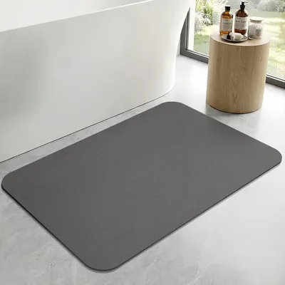 Imagen del producto de Alfombrilla de baño absorbente, de secado rápido, de 40x60 cm, antideslizante para la ducha