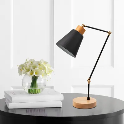 Image de Opviq, Manavgat - N-590, lampes de table, noir, métal, 14 x 14 x 52 cm