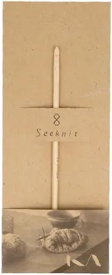 Imagen del producto de Aguja de crochet de bambú, 3,25 mm, 14 cm, ideal para proyectos grandes