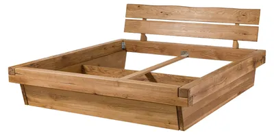 Immagine prodotto di MASSIVMOEBEL24 | INNSBRUCK #200 Letto a travi in legno di quercia selvatica oliato / natur 200x200