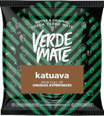 Image de Verde Mate - Échantillon de thé maté Katuava 50 g - Feuilles épaisses de 5 mm, séchées à l'air libre - À base de catuaba et de muira puama - Vitalité, énergie - Yerba maté du Brésil