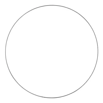 Obrázek produktu pro Kovové kroužky s povrchovou úpravou, ø 60 cm, bílé