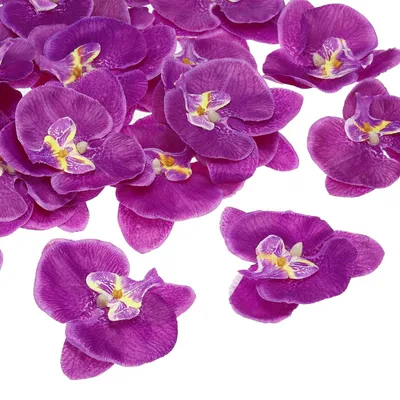 Immagine prodotto di Set di 40 fiori di orchidea artificiali per decorazione