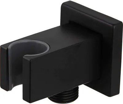 Immagine prodotto di Supporto per doccia da 1/2" in ottone nero opaco
