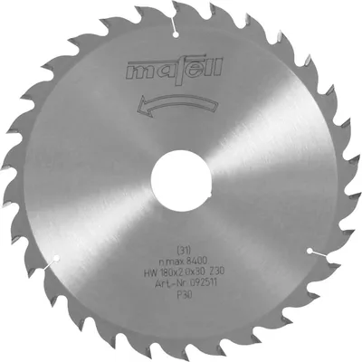 Immagine prodotto di Mafell Sägeblatt-HM 180 x 2,0 x 30 mm, Z 30, WZ | 092511