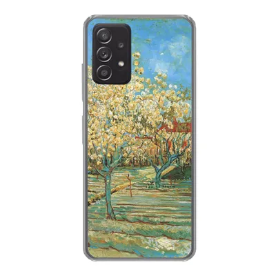 Produktbild von MuchoWow® Handyhülle Schutzhülle Hülle für Samsung galaxy a73 Blühender Obstgarten - Vincent van Gogh Silikon Softcase Handy Hülle - Handyhülle