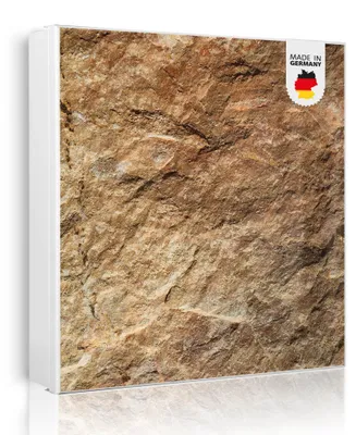 Zdjęcie produktu dla banjado metalowa szafka na klucze, duża 30x30 cm z 32 haczykami, może służyć jako tablica magnetyczna, biały korpus, zawias po prawej stronie, Steinstruktur [SKGW1 11519]