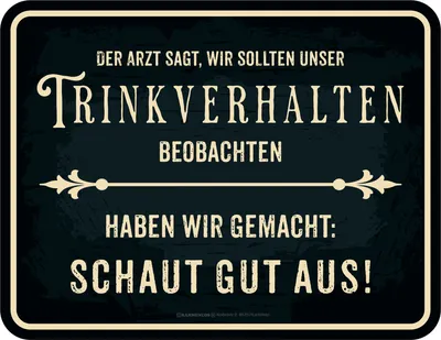 Produktbild von Fun - Fun-Schilder - Trinkverhalten
