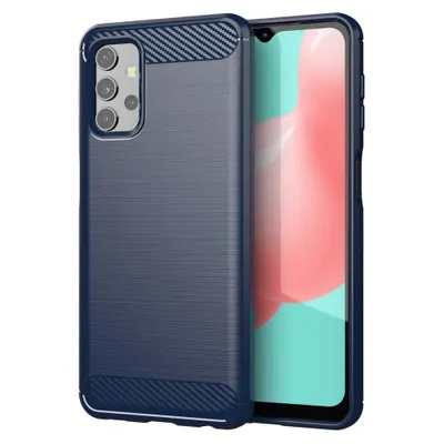 Produktbild von Carbon Shield TPU Hülle für Samsung Galaxy A32 5G - Blau KP10704