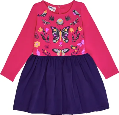 Immagine prodotto di Abito da bambina Butterfly - lampone/blu navy - 116