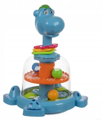 Image de Toboggan à billes - hippopotame