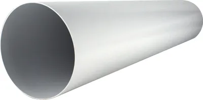 Produktbild von Kunststoffrohr Lüftungsrohr Rundrohr Küche Dunstabzug Rohr PVC weiß 0,5 m Ø 150 mm