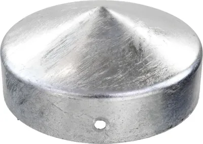 Produktbild von Pfostenkappe Ø 120 mm Rund Kappe für Rundhölzer Ø 12 cm verzinkt Spielturm