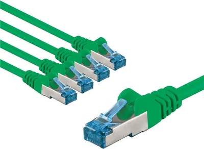 Zdjęcie produktu dla Goobay 69371, 3 m, Cat6a, S/FTP (S-STP), RJ-45, RJ-45, Zielony