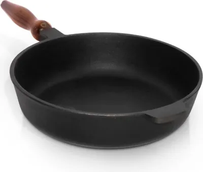 Produktbild von Gusseisenpfanne, mit Holzgriff, ohne Deckel Ø 26 cm