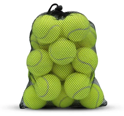 Image de Lot de 20 balles d'entraînement pour tennis, idéal pour les débutants et les chiens