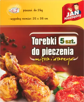 Zdjęcie produktu dla Jan Niezbędny Torebki do pieczenia 25x38cm 5szt