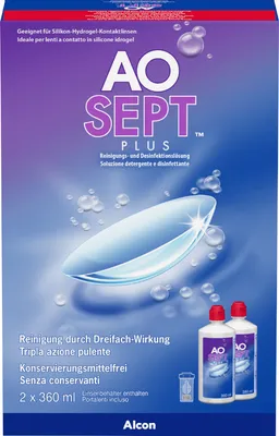 Zdjęcie produktu dla AOSEPT PLUS - 2x360ml + pojemnik