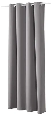 Produktbild von WOLTU Gardinen mit Ösen, Verdunklungsvorhang für Wohnzimmer Schlafzimmer, Blickdicht, gegen Kälte und Hitze, 250g/m² Dicke, 135 x 245 cm, Dunkelgrau