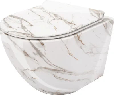 Produktbild von Rea WC Schüssel Randlos Carlos Slim Lava Shiny