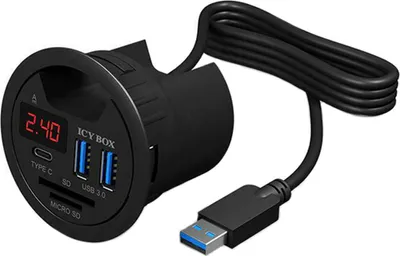 Produktbild von ICY BOX ICY BOX IB-Hub1404 - Hub - 2 x SuperSpeed USB 3.0 + 1 x USB-C