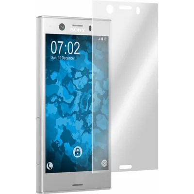 Produktbild von 2er-Pack PhoneNatic Displayschutzfolien klar Flexible Folien kompatibel mit Sony Xperia XZ1 Compact