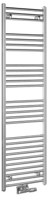 Zdjęcie produktu dla Aqualine ALYA – grzejnik łazienkowy prosty 400 x 1600 mm, przyłącze środkowe, chrom