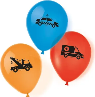 Produktbild von Latexballons Fahrzeuge 22,8 cm