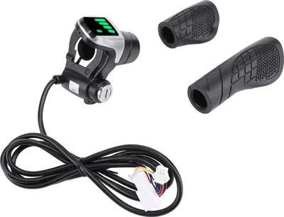 Image de Accélérateur pour scooter électrique,semi-torsion 36 V fixe pour guidon de 22,5 mm