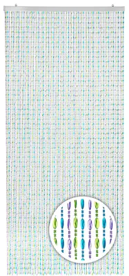 Produktbild von Lockardi Türvorhang RAINBOW 72 Stränge 90x200 cm Kunststoff bunt | Fliegenschutz Insektenschutz Dekovorhang Vorhang Perlenvorhang Sichtschutz Deko