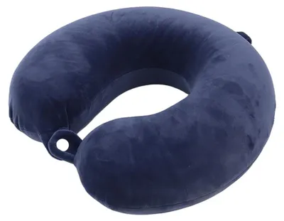 Immagine prodotto di Omgoods - Cuscino da viaggio a forma di U, realizzato in memory foam, per il supporto del collo durante i viaggi in aereo, treno o auto