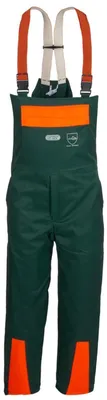 Produktbild von SWS Forst GmbH Schnittschutzlatzhose Schnittschutzhose Forsthose Forest-Jack, grün Leuchtorange 46