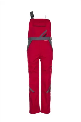 Produktbild von Planam Latzhose Highline Gr. 30 rot/schiefer/schwarz