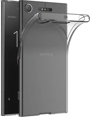 Produktbild von Sony Xperia XZ1 Transparent Case Hülle Silikon