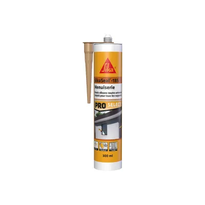Produktbild von Silikonkitt SIKA Sikaseal-185 Tischlerei - Steinbeige - 300ml